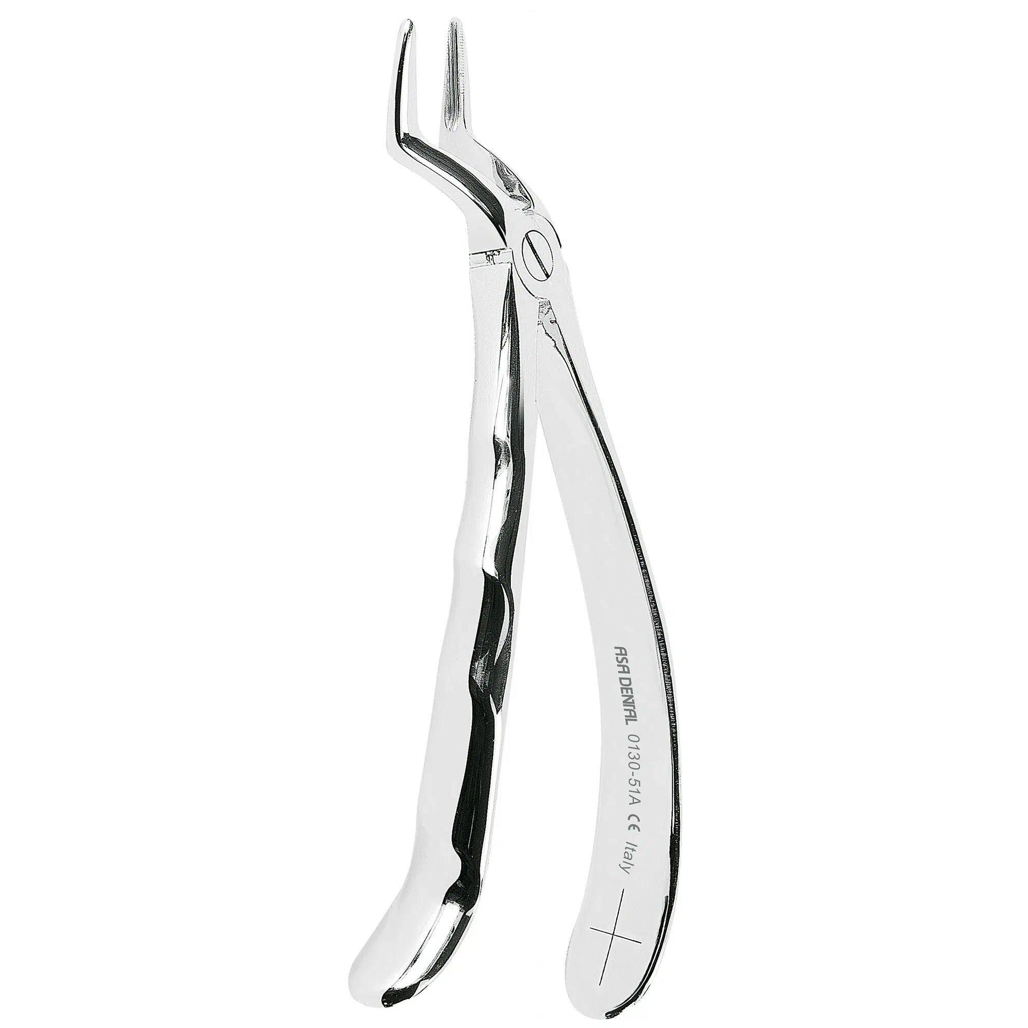 Davier anatomique Asa Dental #51A mors striés (18 cm)