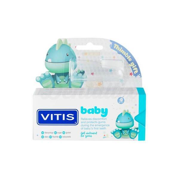 Vitis Baby : Gel baume pour les gencives avec brosse à doigt (30 ml)