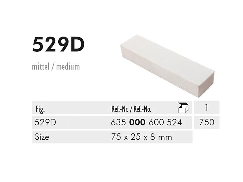 529 D pierre à aiguiser 75 x 25 x 8 mm