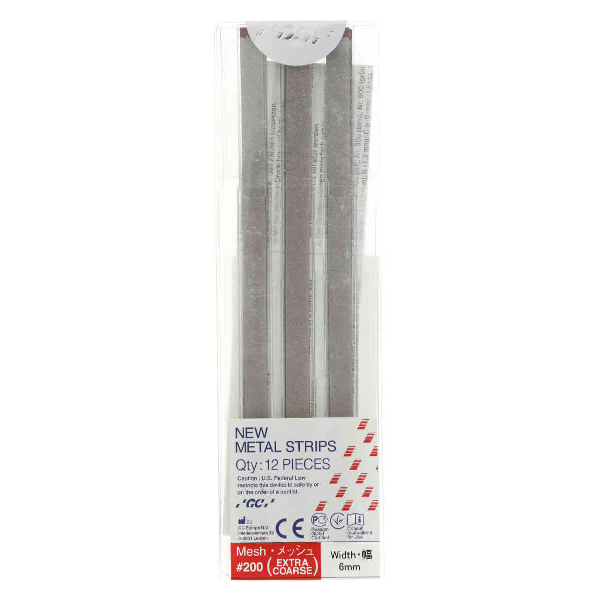 GC New Metal Strips #200 6mm - x-gros (rouge)