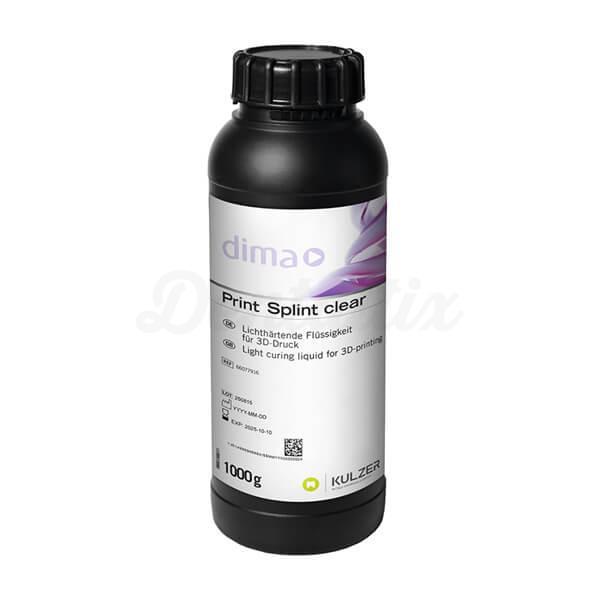 Dima Print Splint Clear : Résine 3D pour gouttières dentaires (1 kg)