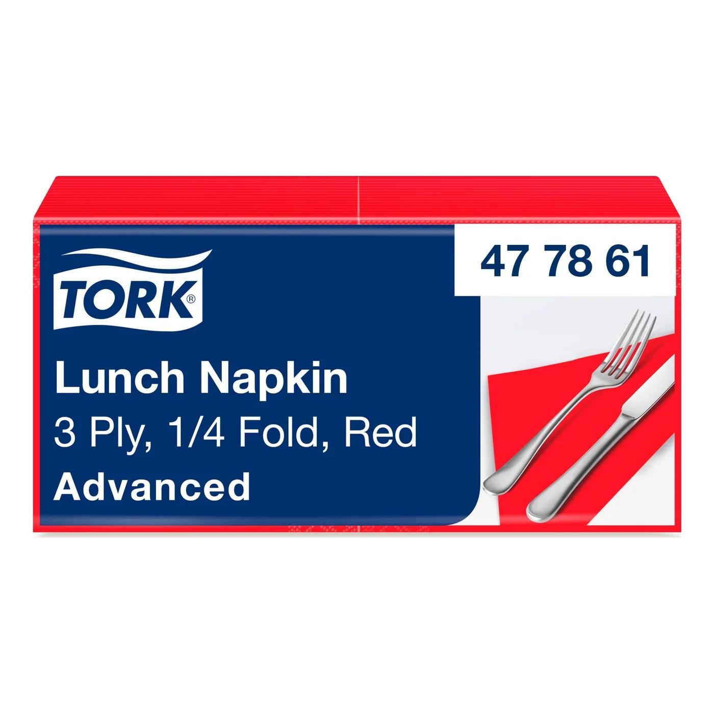 Soft Lunch Napkin 33x33 cm red /10x150 pcs