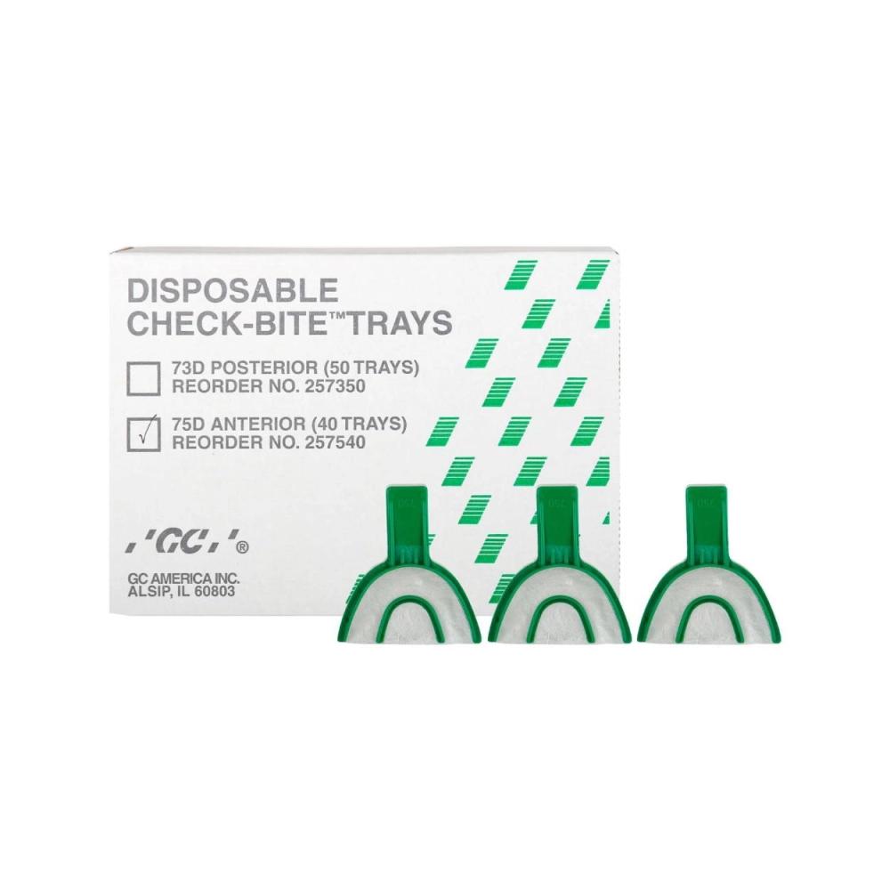 GC Coe Check-Bite porte-empreintes antérieur no.75D 40 pcs