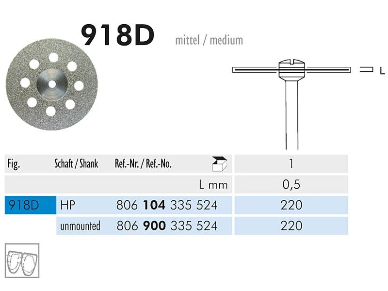 918 D disque diamanté