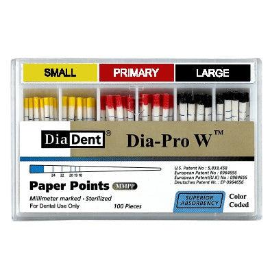 Pointes papier Dia-Pro W graduées