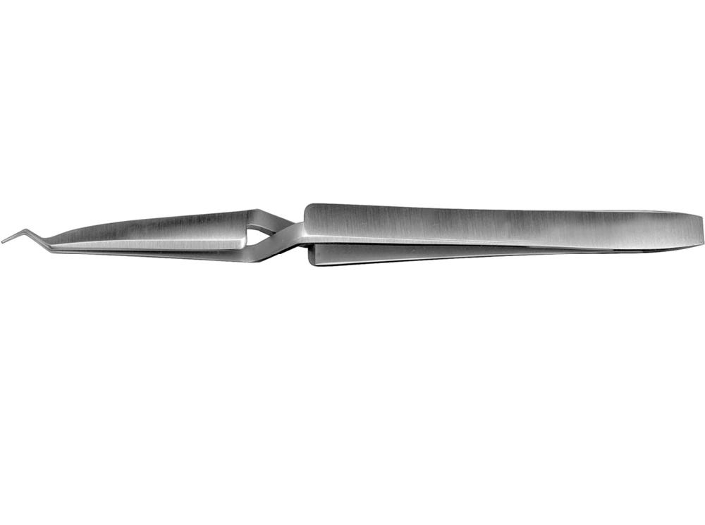 Bracket placing tweezers