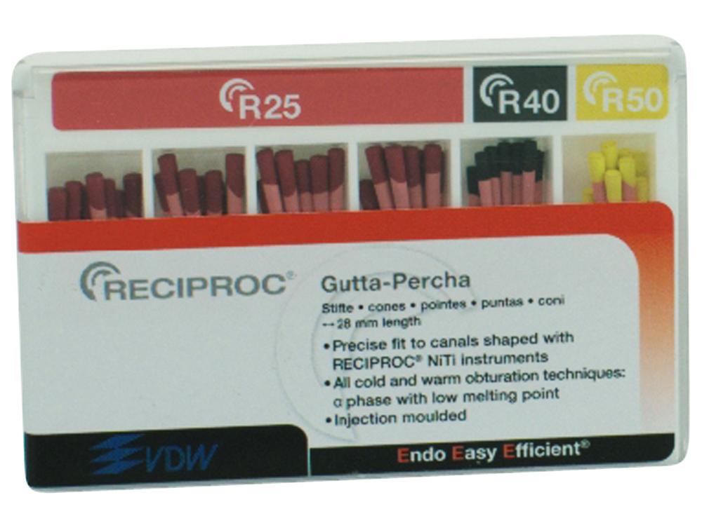 CONES DE GUTTA-PERCHA - RECIPROC (60)