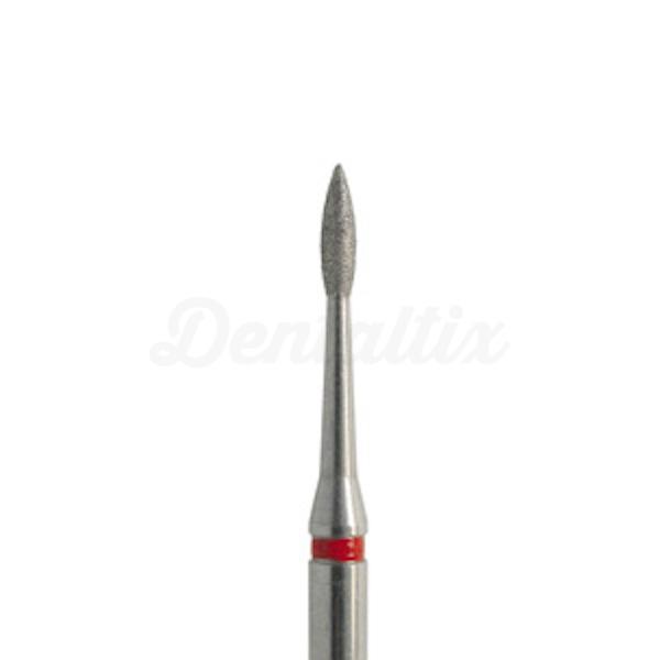 5.CA - Fraise en diamant en forme de flamme pour contre-angle (5 pièces)