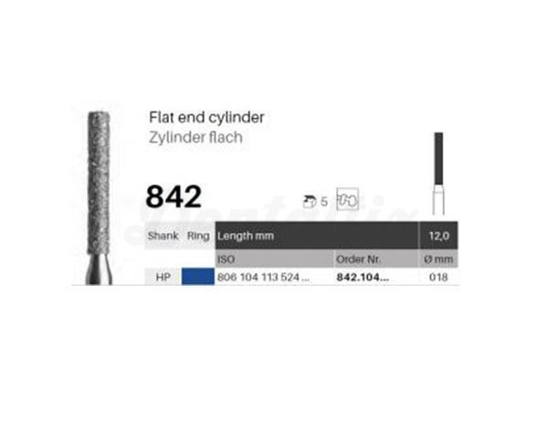 Fraise diamantée 842.104.018 (5 unités)