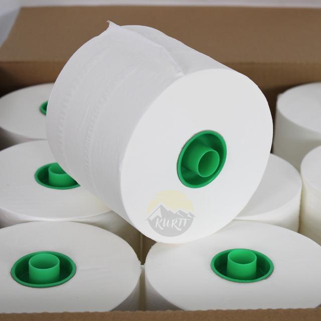 KURTT papier toilette en rouleau à mandrin blanc 2 plis 100 m (36 rouleaux)