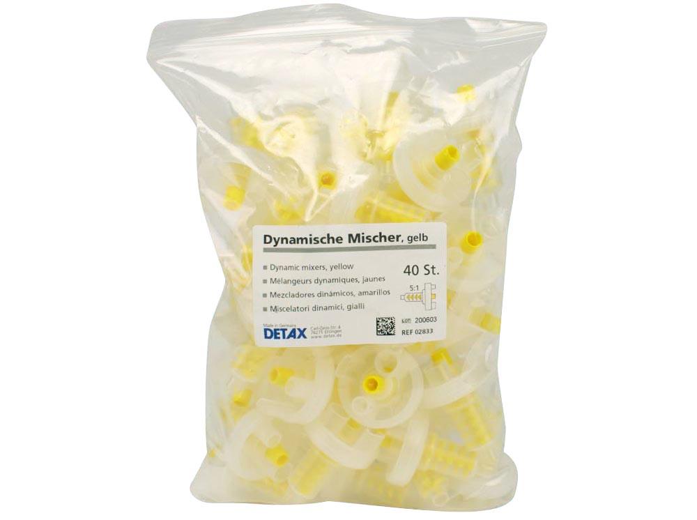 Mélangeurs dynamiques jaunes Detax 40pcs