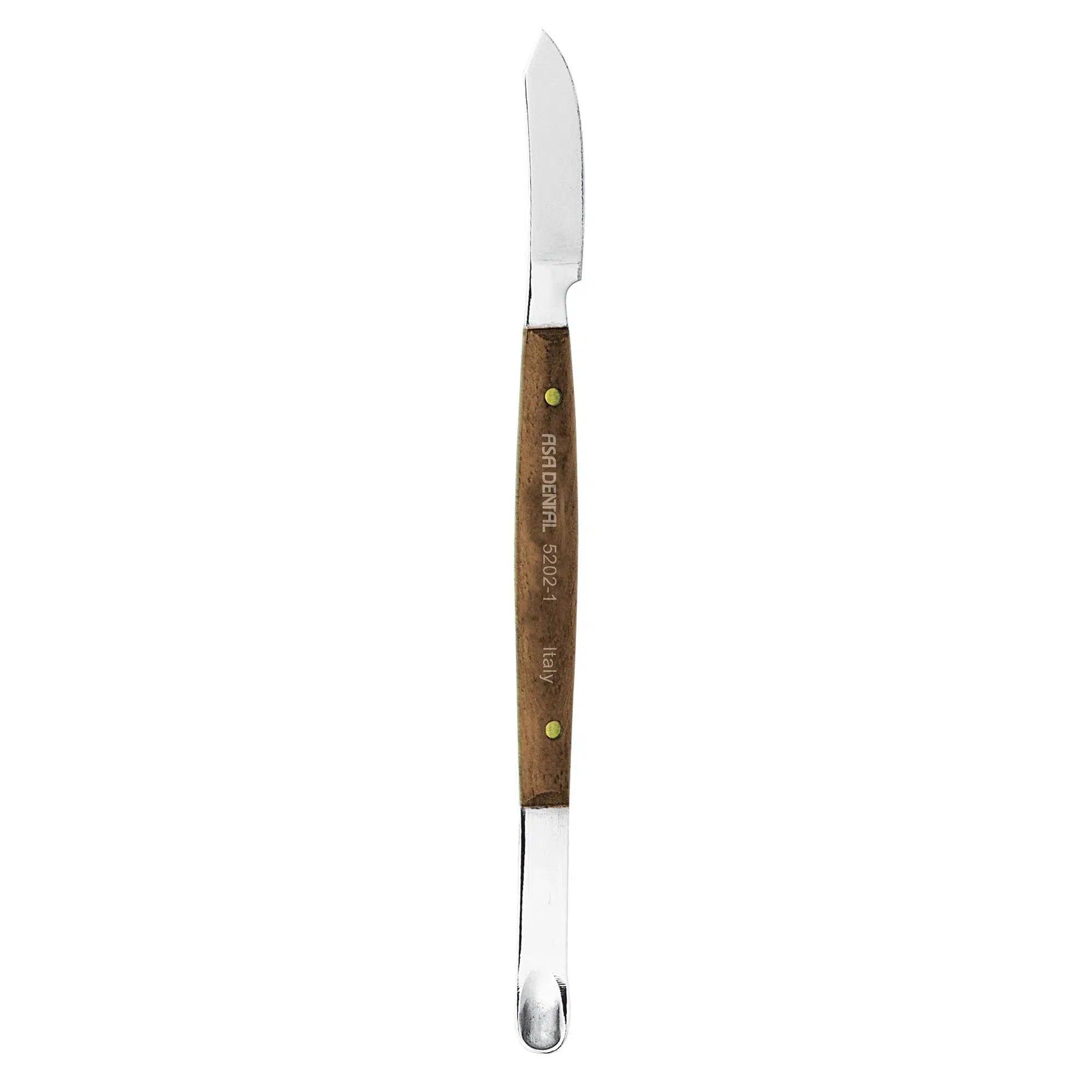 Couteau à cire avec cuillère Asa Dental #1 (12,5 cm)