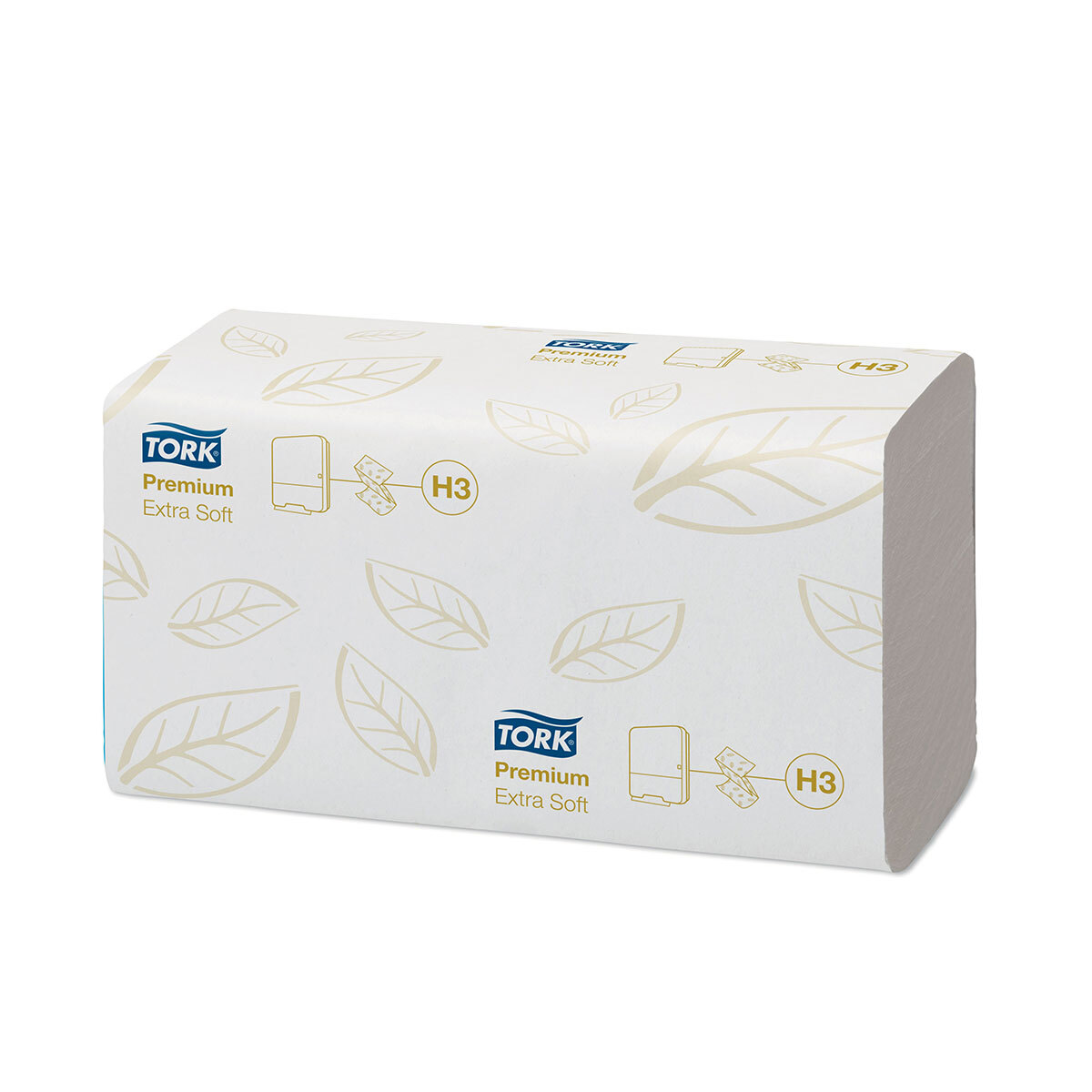 Tork® Extra essuie-mains doux 23x22,6cm pliable en Z (2-épaisseurs)