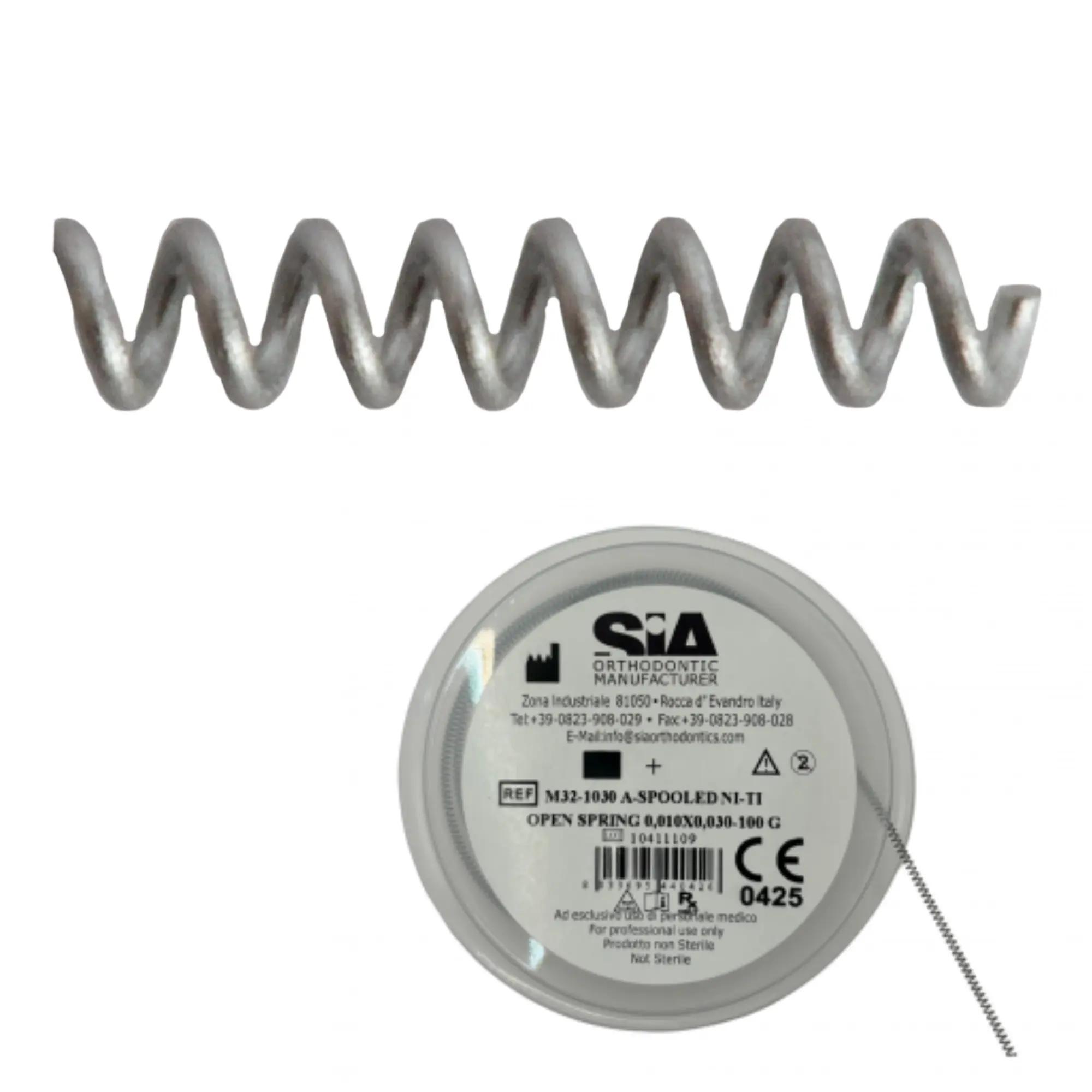 Open spoelveer van nikkel-titanium