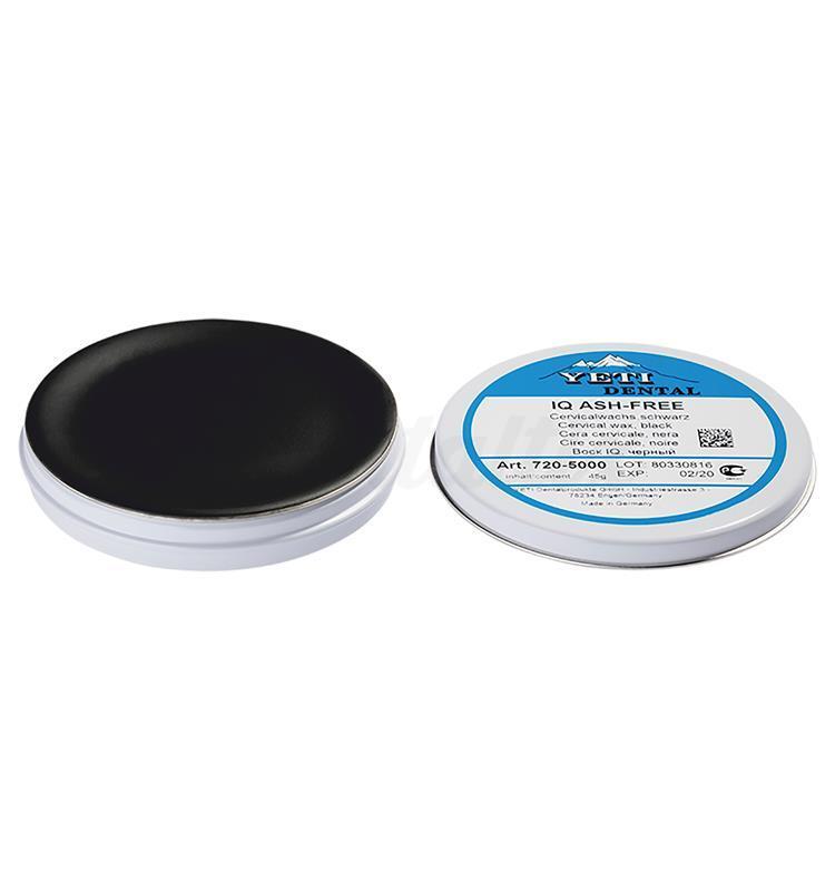 QI : Cire cervicale noire Ash-free (boîte de 45g)