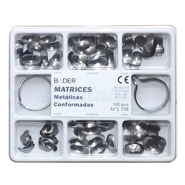 Matrices sectionnelles : Matrices en métal formé (kit de matrices)