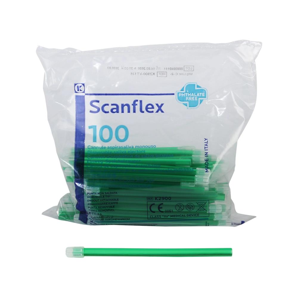 Kaltoplast Scanflex pompes à salive vert 100 pcs