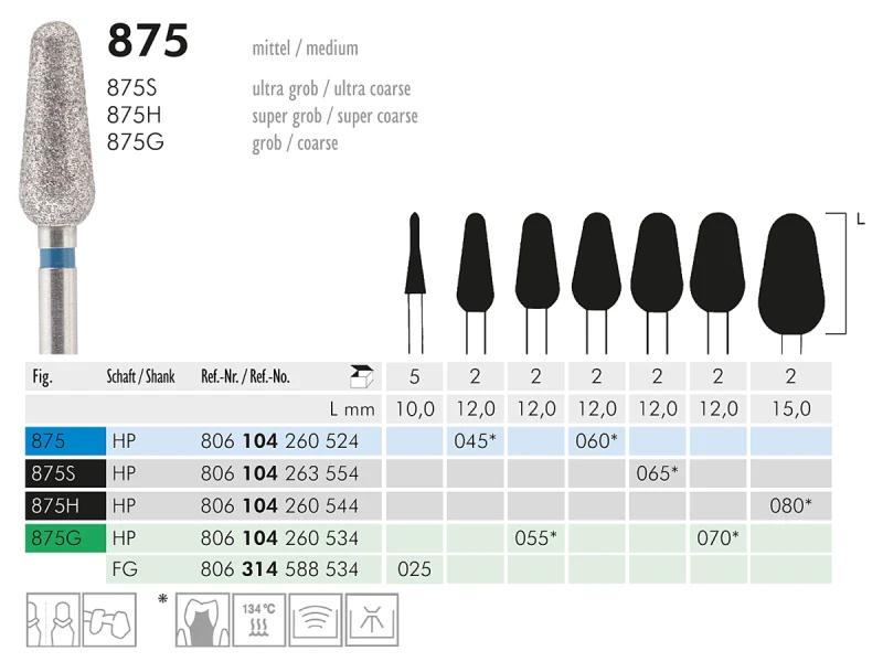 875 instrument diamanté