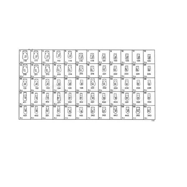 FullForm F : Couronnes transparentes (5 pcs)