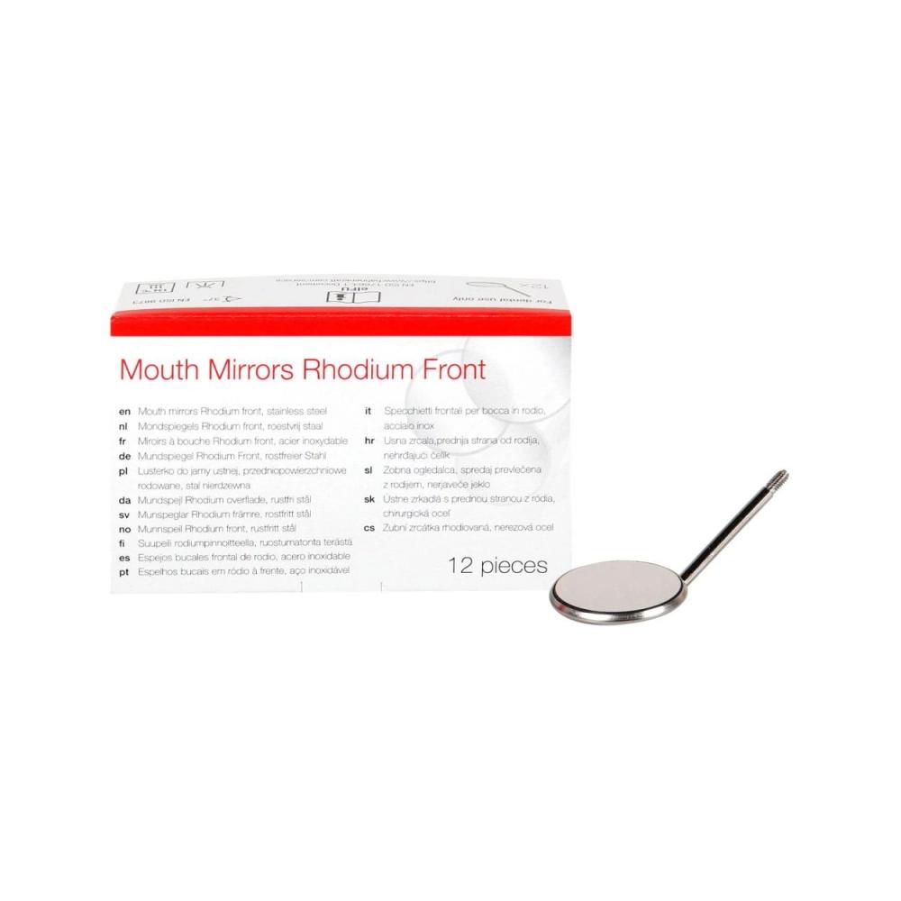PoloDent miroirs Rhodium front Ø 19 mm no.3 12 pcs