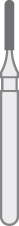 Cylindrique Bout Arrondi