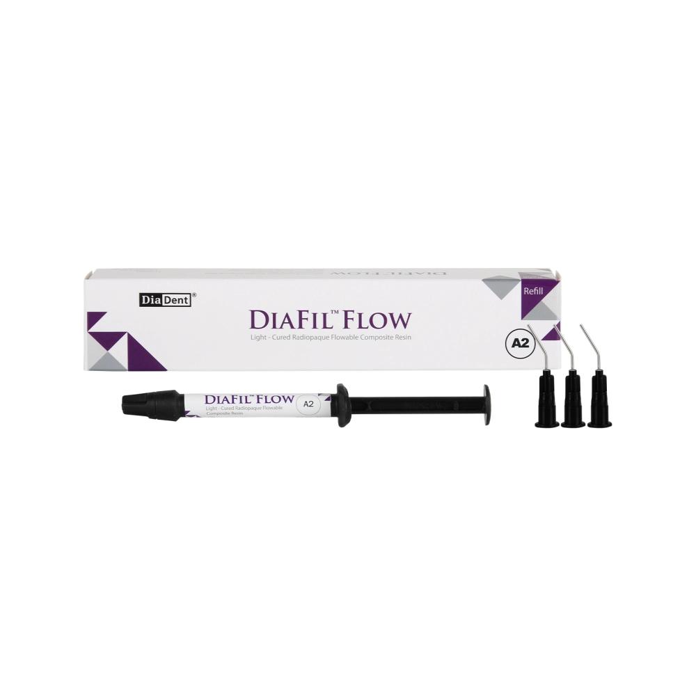 DiaDent DiaFil Flow seringue A2 10 embouts inclus 2 g