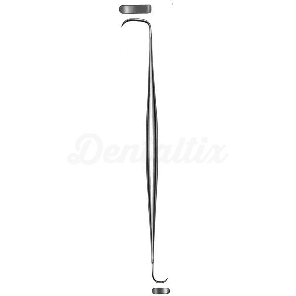 Wondhaak voor apicale resecties - 14,5 cm