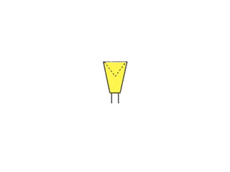 Identoflex™ polissoirs pour composite cupule CA - jaune