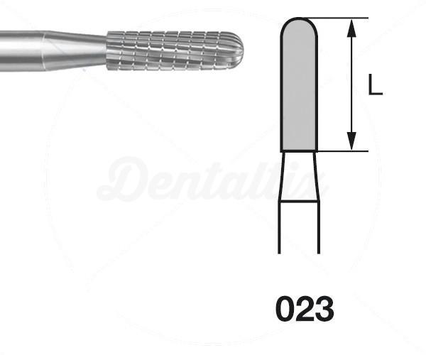 Fraise H129GTI.104. PM Cylindrique Arrondie (5 pièces)