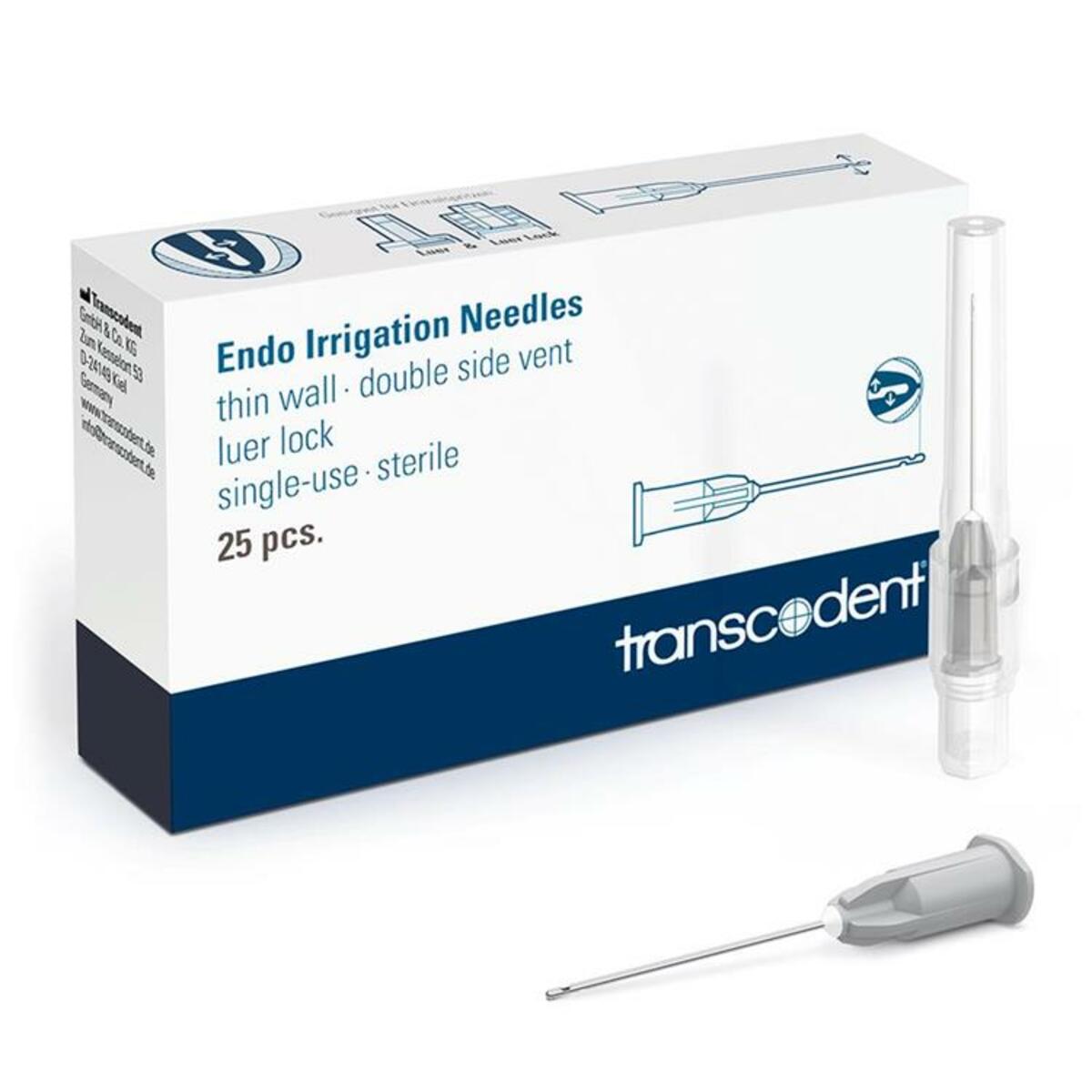 Transcodent Endo-Luer 0,4x25mm gris