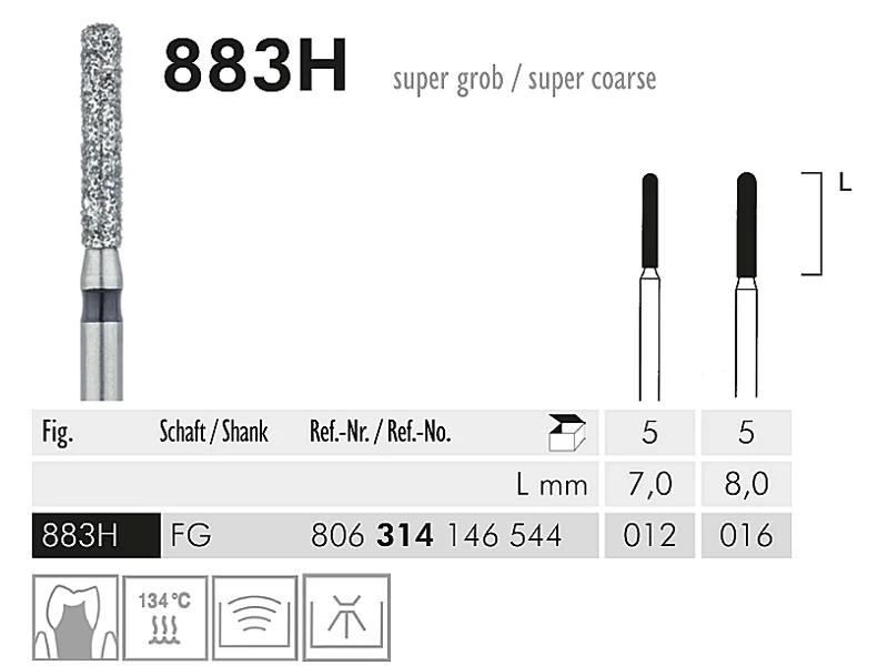 883 H instrument diamanté