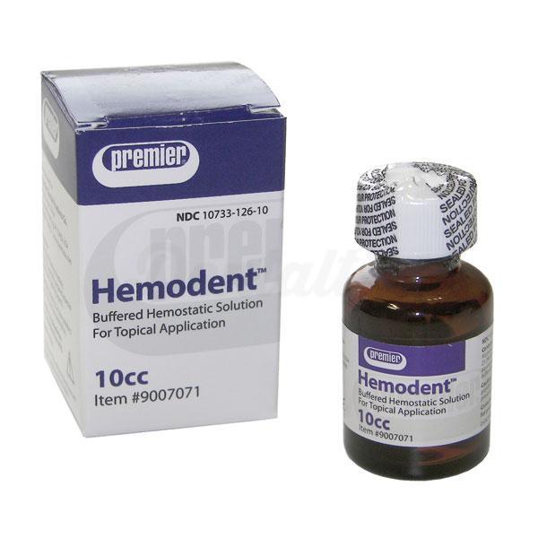 Hemodent : Solution hémostatique de chlorure d'aluminium (flacon de 10 cc)