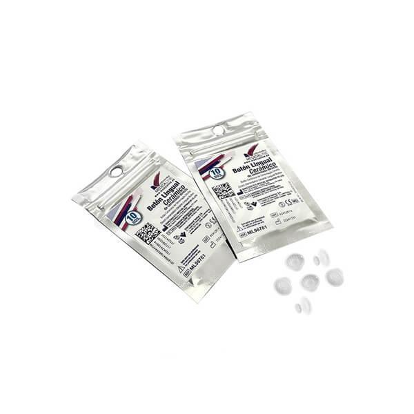 Keramische linguale knop (10 st.)