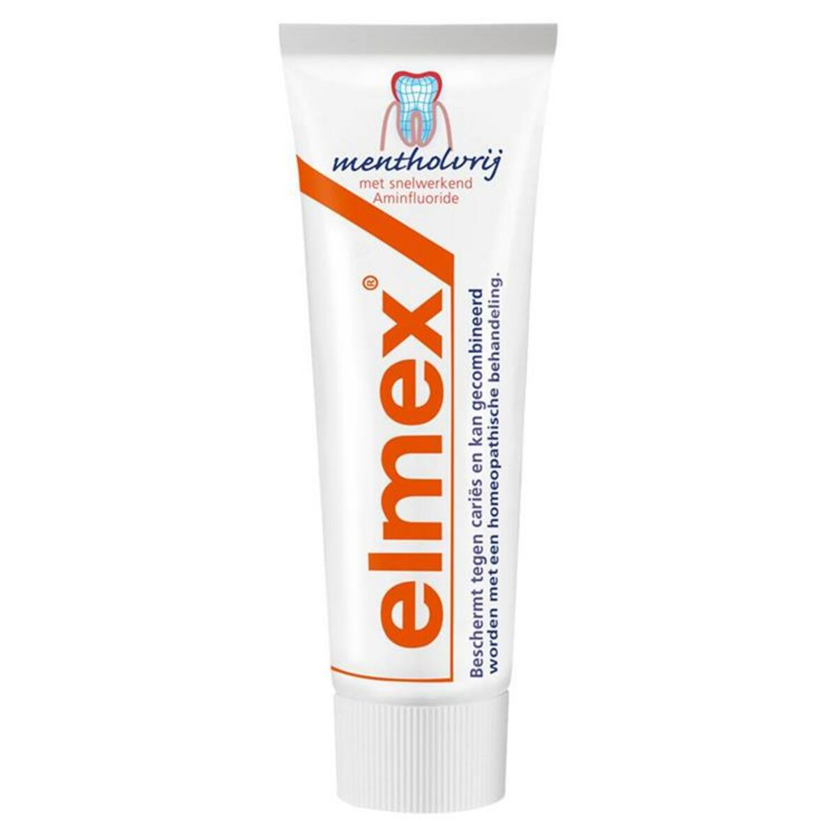 elmex® Anti-Caries Dentifrice sans menthol Pack