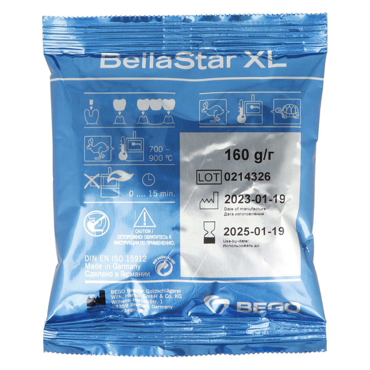 Bellastar XL revêtement premium (80x160g)