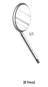 Miroirs Rhodium 478/5 12pcs