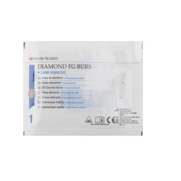 Fraises diamantées FG 859 conique pointue (par pc) - ISO 018 moyen (bleu)