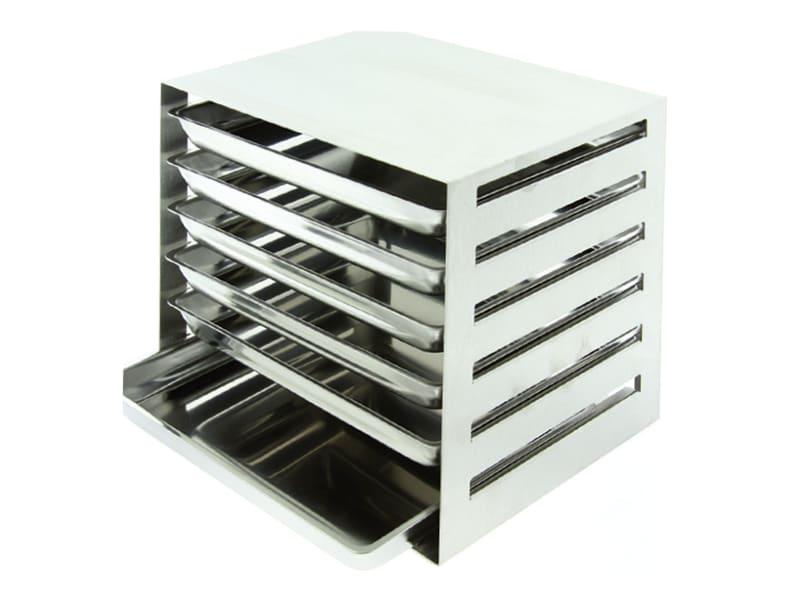 Stainless steel rack (size 21 x 15,8 x 18,2 cm )