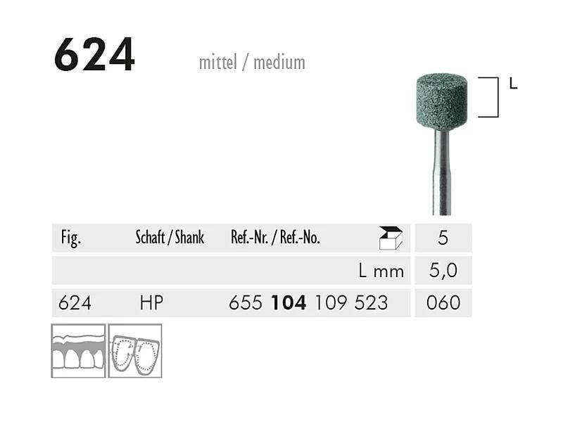 624 HP abrasif (green, medium)