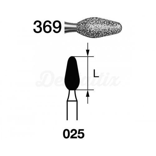 Diamantboor eivorm 369 FG (5 st.)