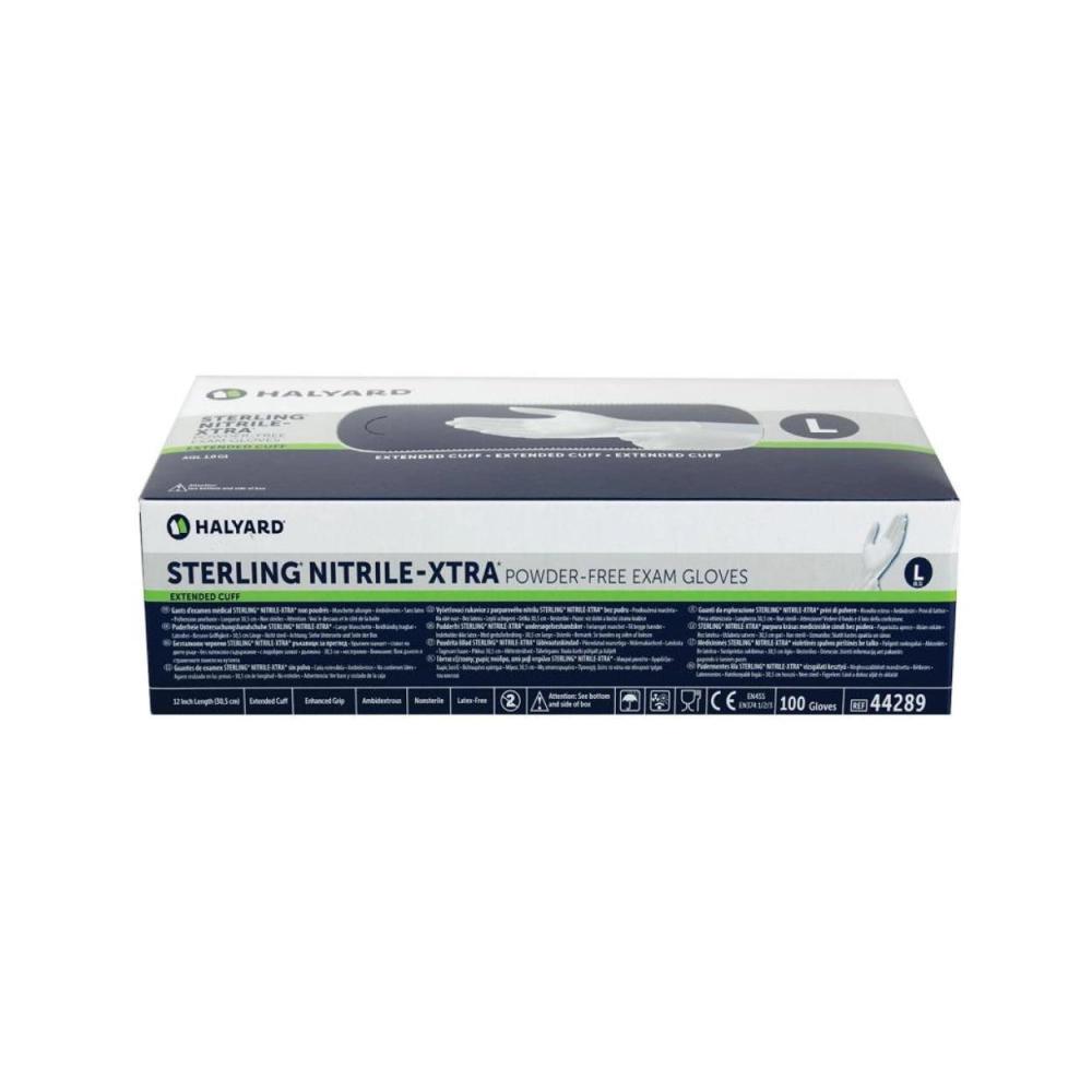 Sterling Nitrile-Xtra non poudrés large 100 pcs