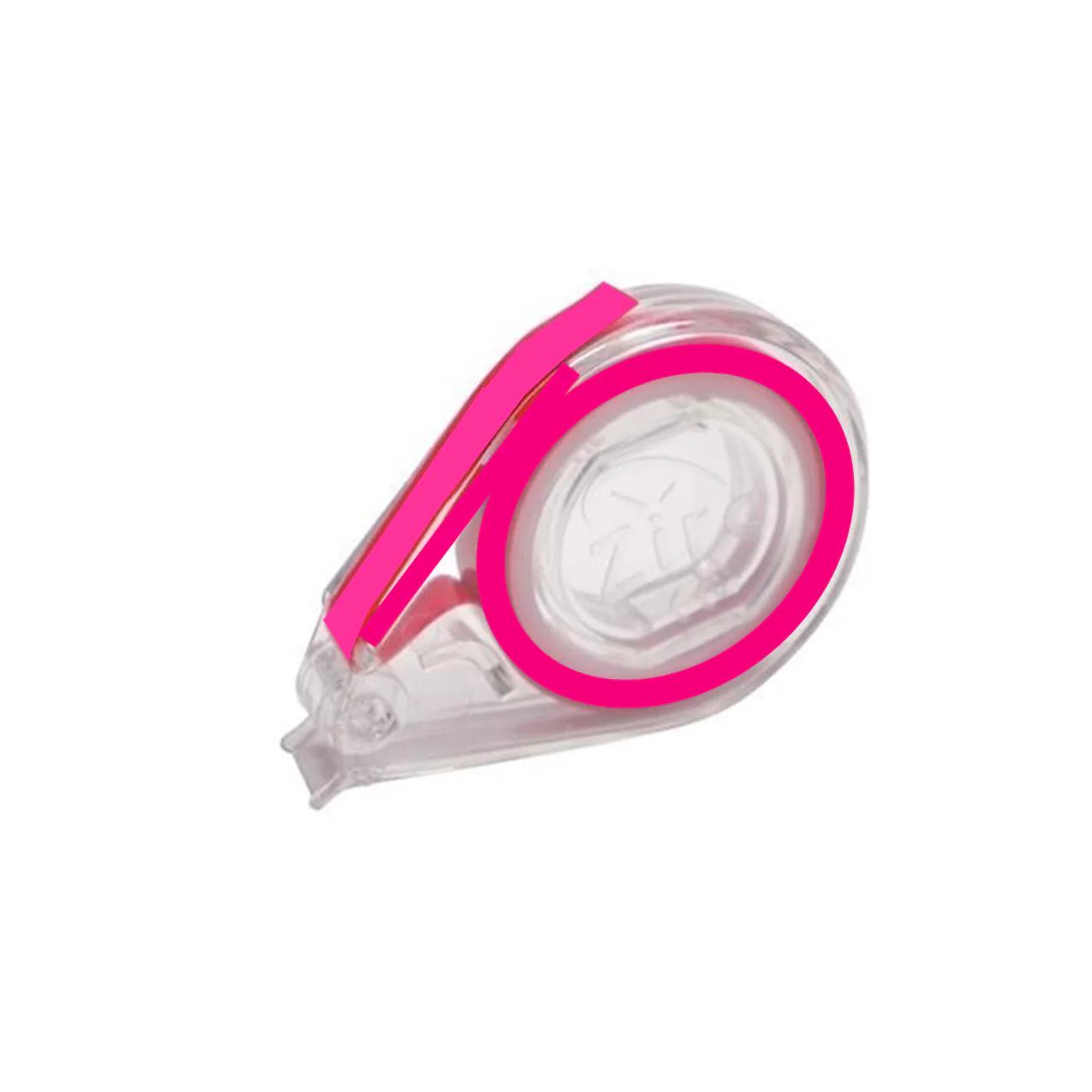 Tape Roll Is Neon Pink