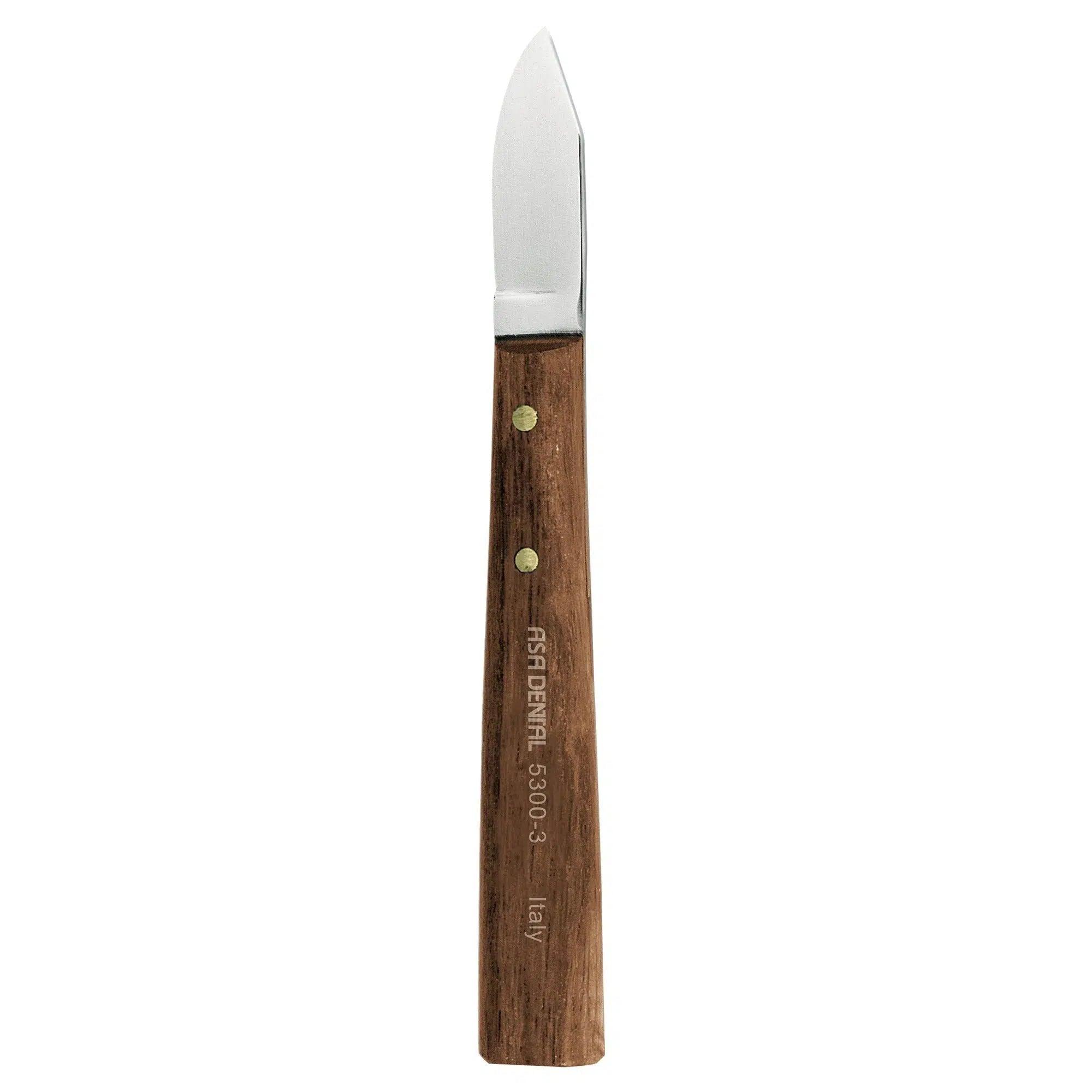 Couteau à plâtre Asa Dental manche en bois #3 (16 cm)