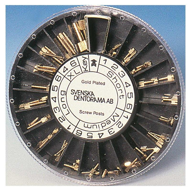 Svenska Screw Post Reamers assortiment 1-6 Long 33 mm (6 pcs)