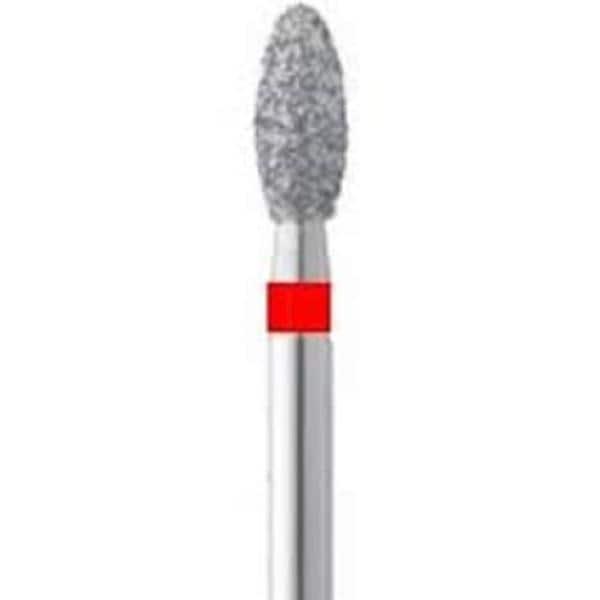 Fraises diamantées FG - 4250 oeuf - ISO 022, fin (rouge), 6 pcs