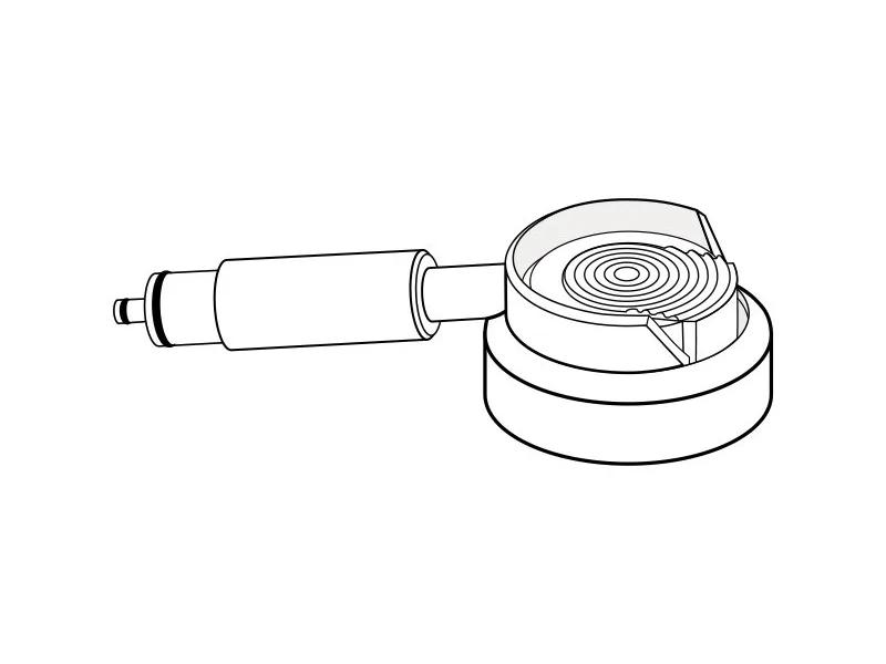 Spray cap with nozzle for Alegra turbine handpieces with Bien air Unifix® connection