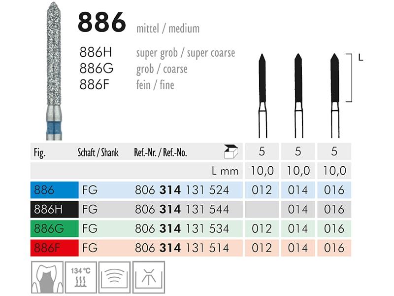 886 instrument diamanté