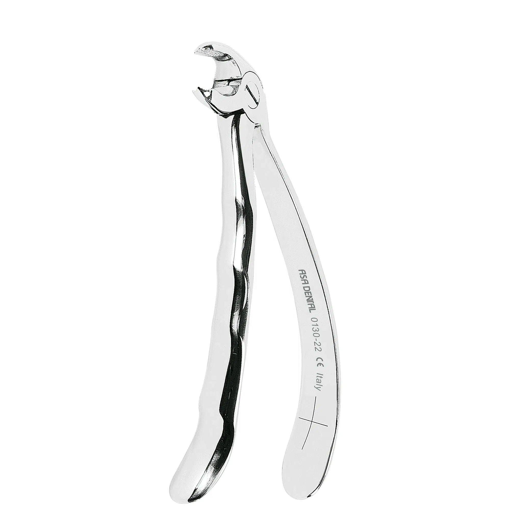 Asa Dental Extractietang Anatomisch #22 Gekartelde punt (15 cm)