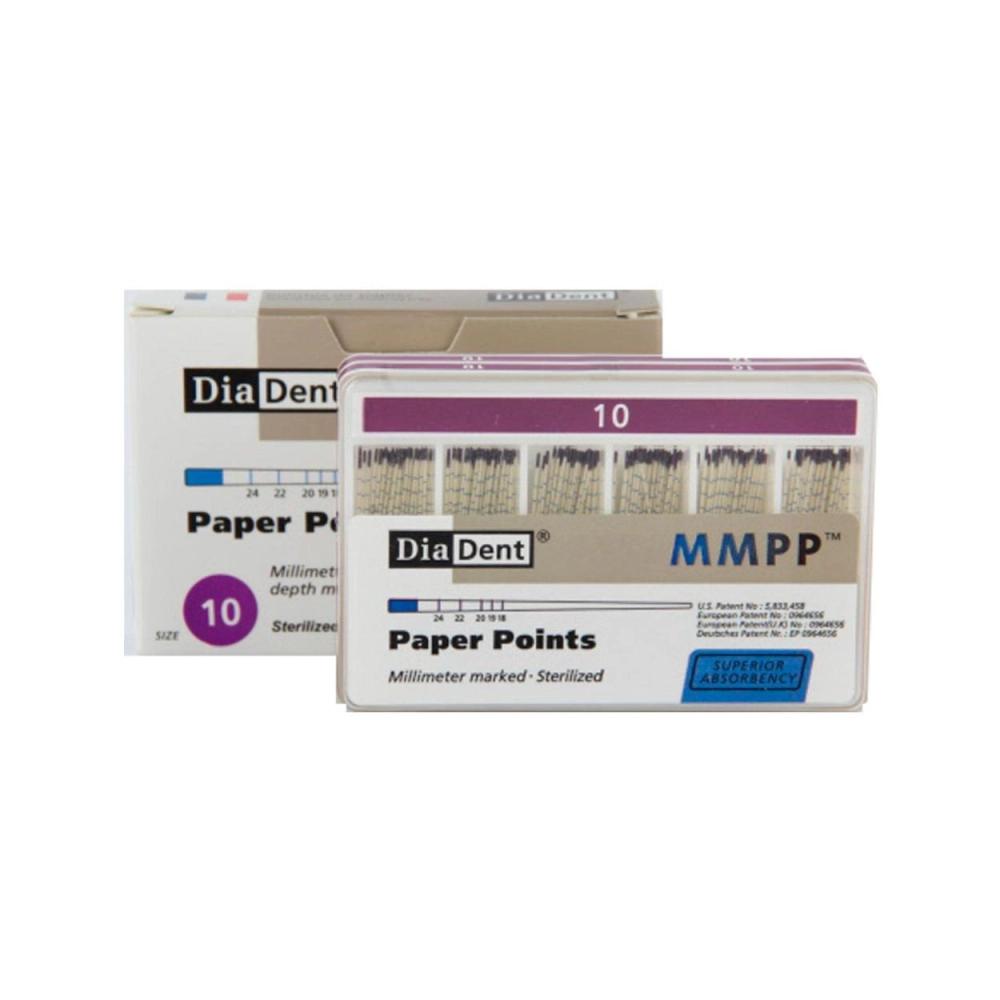 DiaDent Color Coded MMPP Paper Points nr.10 200 stuks