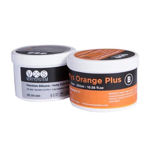 Silicone de Precision Vertys Orange Plus Pot (2 x 300 ml)